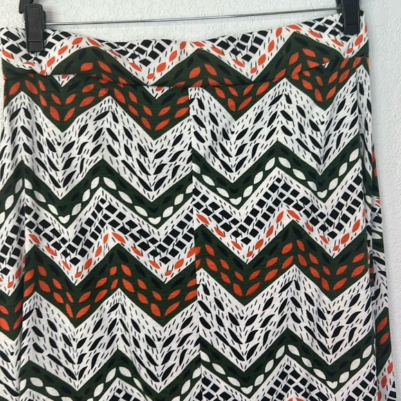 Jonathan Martin 2X plus size chevron pattern maxi skirt - Picture 7 of 12